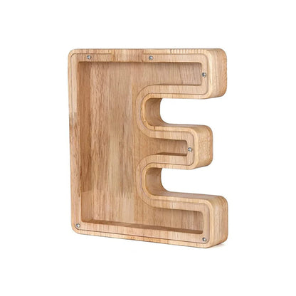 Holzbuchstaben Sparbox - BuchstabenBank