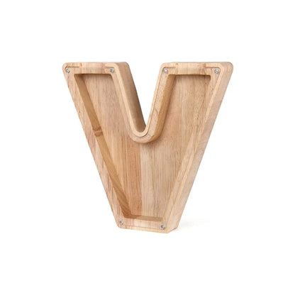 Holzbuchstaben Sparbox - BuchstabenBank