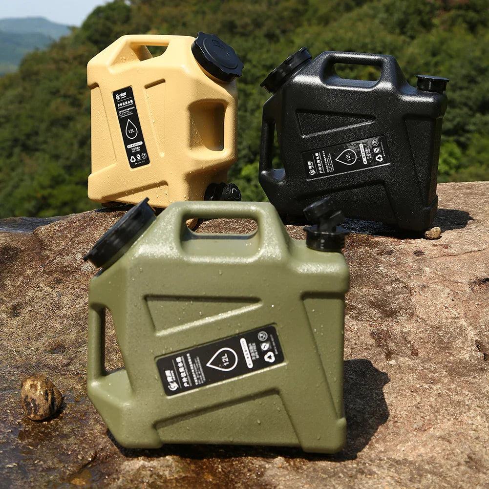 Tragbarer 12L Wasserkanister - OutdoorFlow