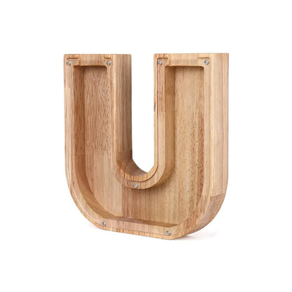 Holzbuchstaben Sparbox - BuchstabenBank