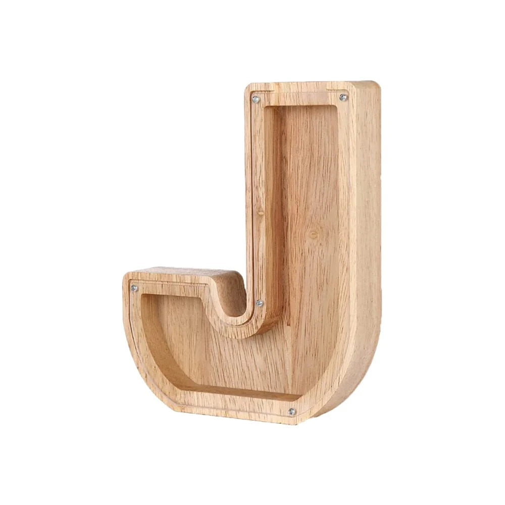 Holzbuchstaben Sparbox - BuchstabenBank