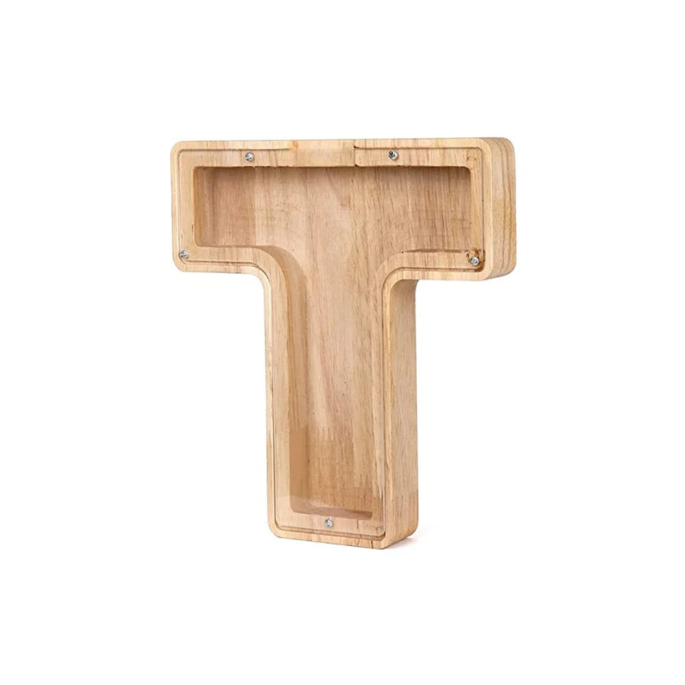 Holzbuchstaben Sparbox - BuchstabenBank