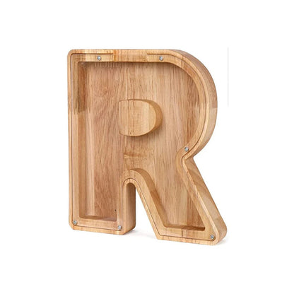 Holzbuchstaben Sparbox - BuchstabenBank