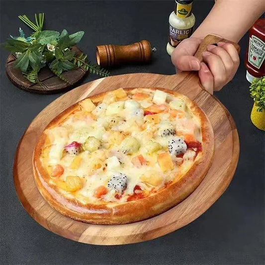 Akazienholz Pizzaschaufel & Servierbrett – NaturEleganz