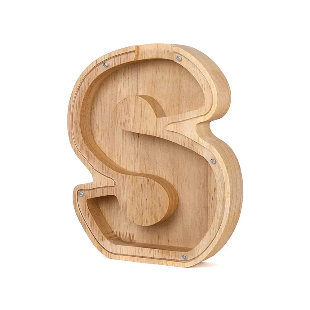 Holzbuchstaben Sparbox - BuchstabenBank
