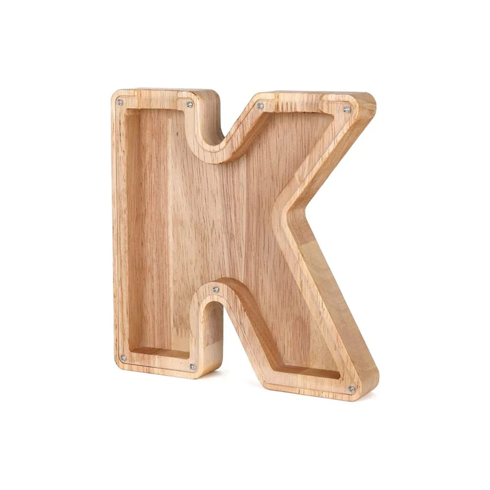 Holzbuchstaben Sparbox - BuchstabenBank