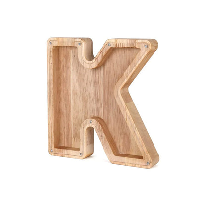 Holzbuchstaben Sparbox - BuchstabenBank