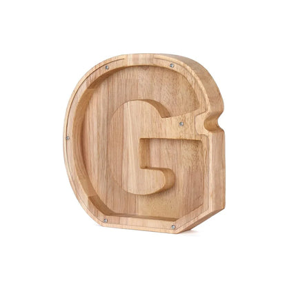 Holzbuchstaben Sparbox - BuchstabenBank