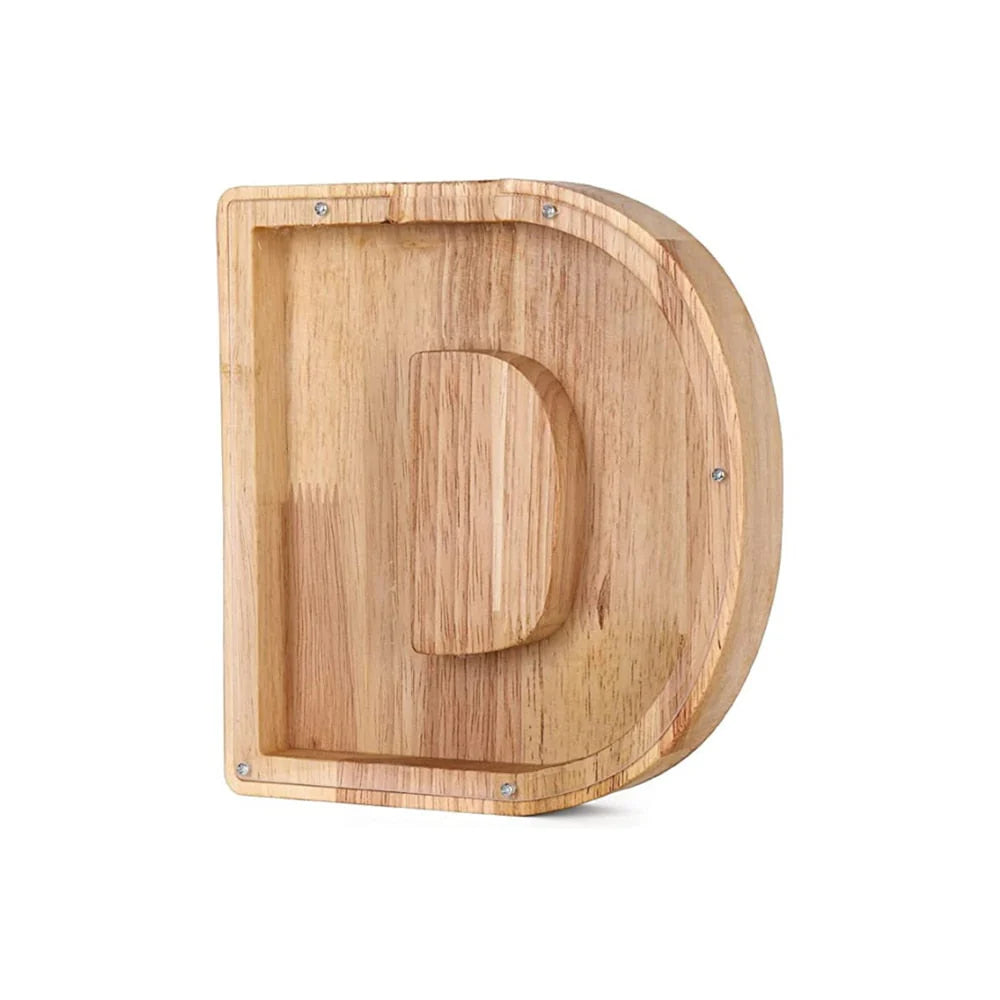 Holzbuchstaben Sparbox - BuchstabenBank