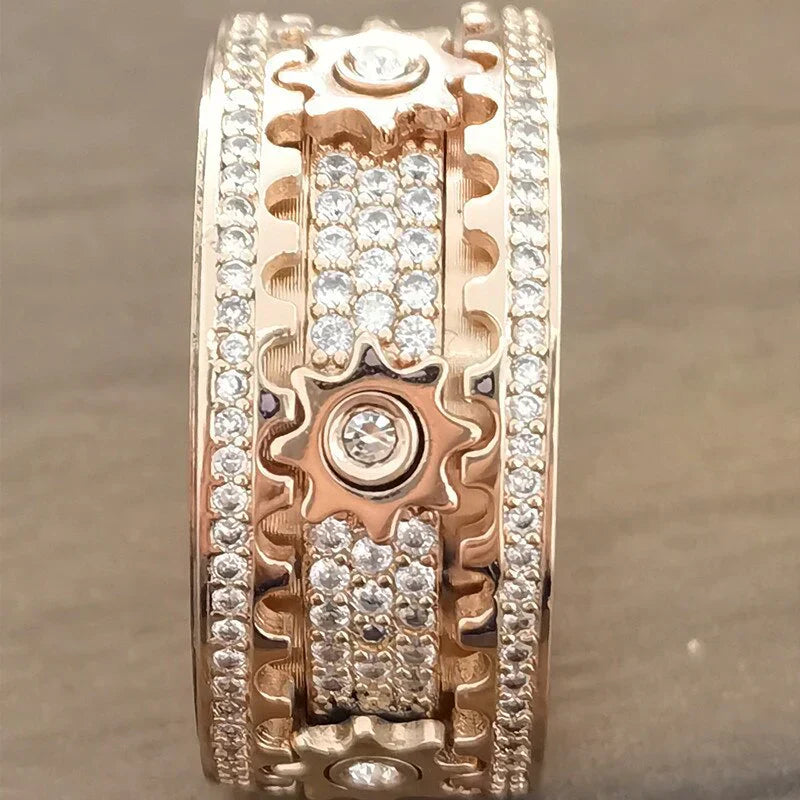 Beruhigungsring aus Edelstahl – Drehring ZenStyle