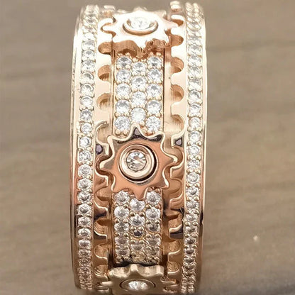 Beruhigungsring aus Edelstahl – Drehring ZenStyle