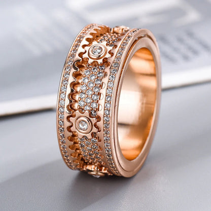 Beruhigungsring aus Edelstahl – Drehring ZenStyle