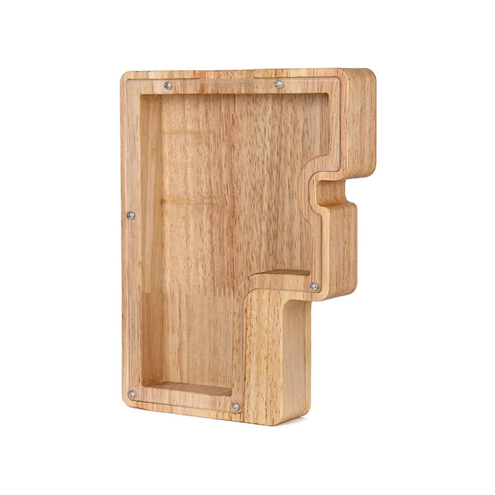 Holzbuchstaben Sparbox - BuchstabenBank