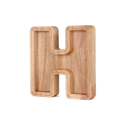 Holzbuchstaben Sparbox - BuchstabenBank