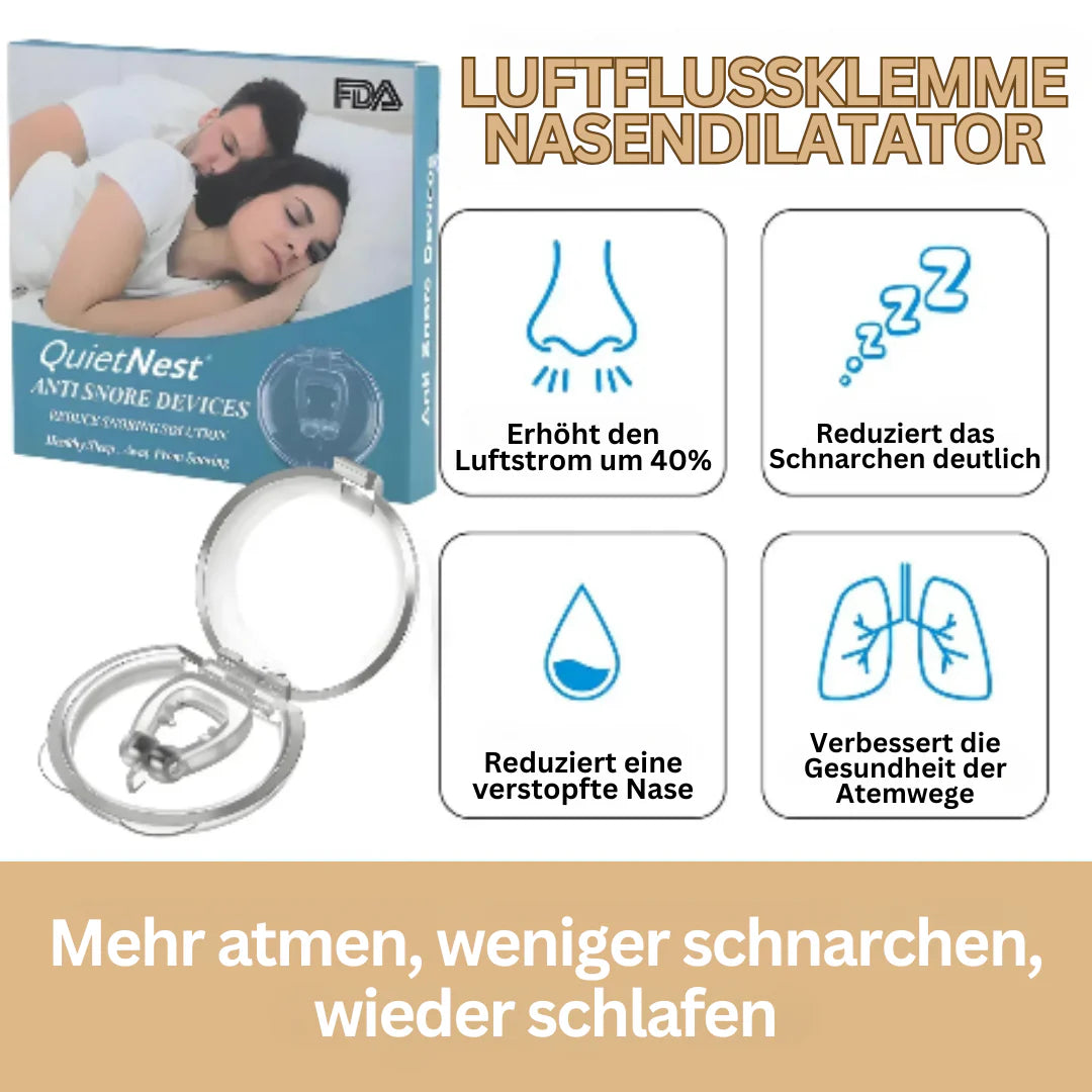 Anti-Schnarch-Nasenclip – Luftfrei