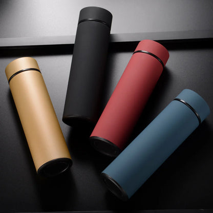 Smarte Isolierflasche mit LED-Temperaturanzeige – HeatGuard