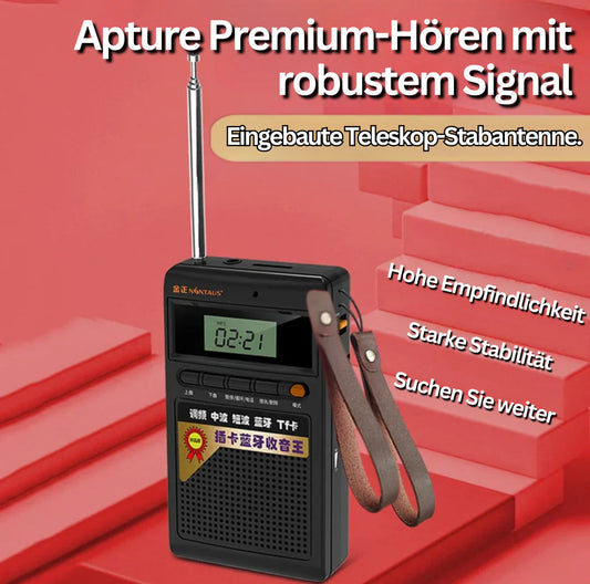 Tragbares Musikradio mit Bluetooth – KlangBox Mini