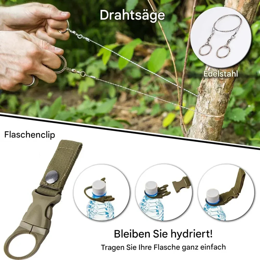 38-in-1 Notfall- und Outdoor-Set – AbenteuerKit