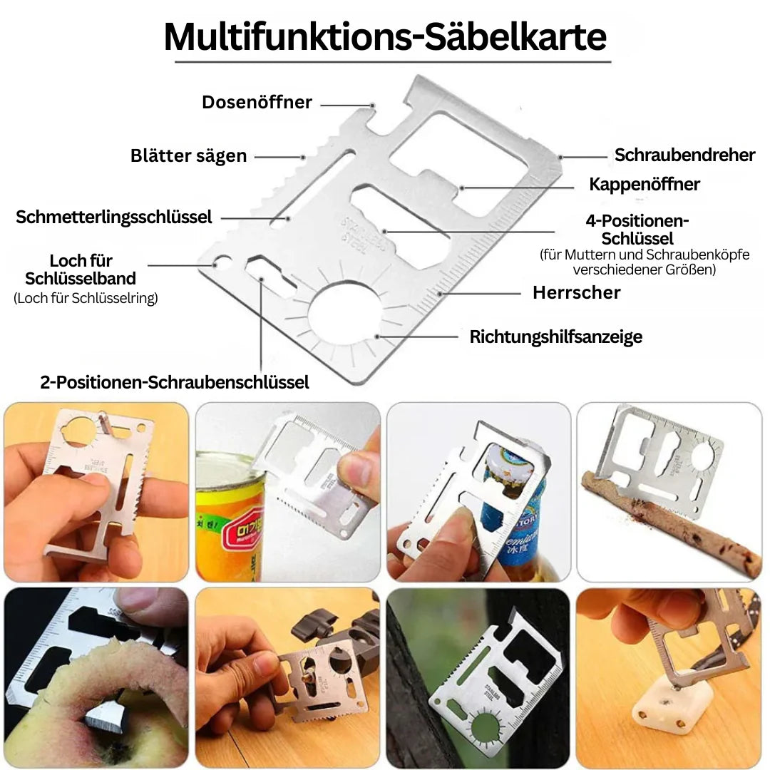 38-in-1 Notfall- und Outdoor-Set – AbenteuerKit
