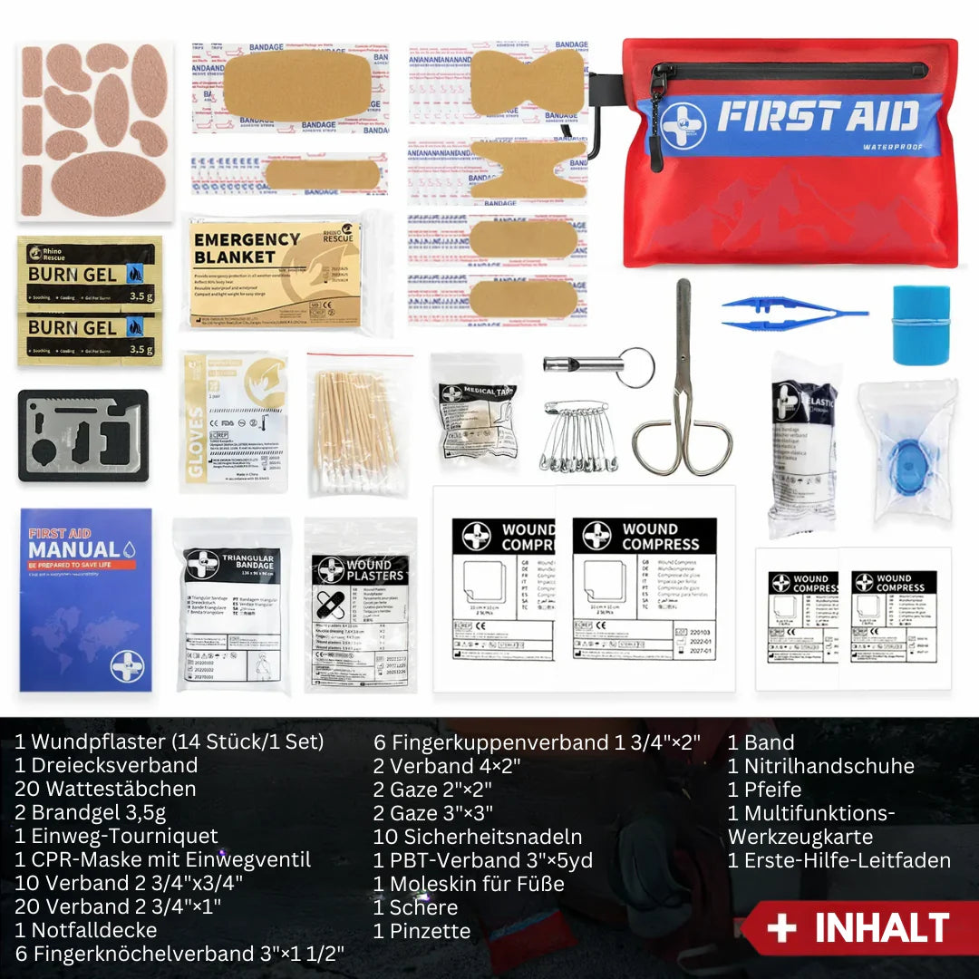 Notfall Erste-Hilfe-Set – OutdoorCare