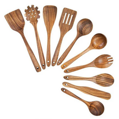 Küchenset aus Natürlichem Teak Holz