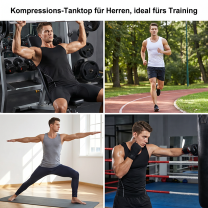 Kompressions-Tanktop für Herren, ideal fürs Training