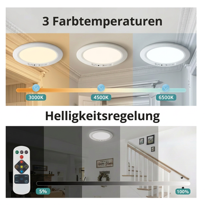 Dimmbare Akku-Deckenleuchte mit Bewegungsmelder – magnetisch & kabellos