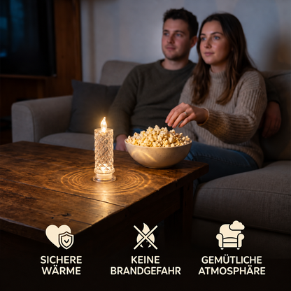 Flammenlose LED-Kerzenlampe – Gemütliches & dekoratives Tischlicht