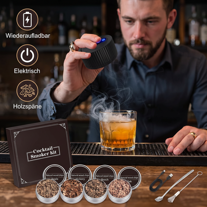 Wiederaufladbares elektrisches Cocktail-Smoker-Set