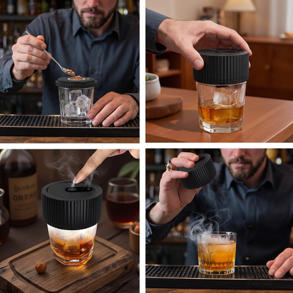 Wiederaufladbares elektrisches Cocktail-Smoker-Set