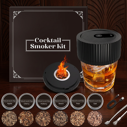 Wiederaufladbares elektrisches Cocktail-Smoker-Set
