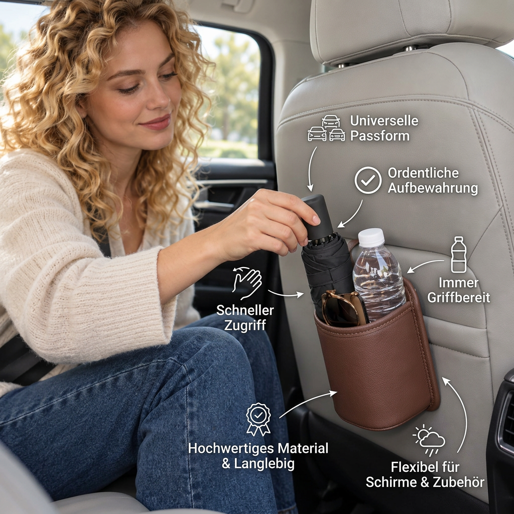 Universeller Auto-Getränkehalter & multifunktionaler Organizer für Flaschen und Zubehör