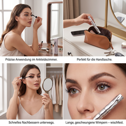 Wasserfeste Mascara für Schwung und Länge – langanhaltende, wischfeste Formel