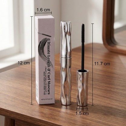 Wasserfeste Mascara für Schwung und Länge – langanhaltende, wischfeste Formel