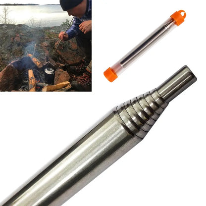 Outdoor-Blasrohr für Feuerstarter – FlammenFuchs