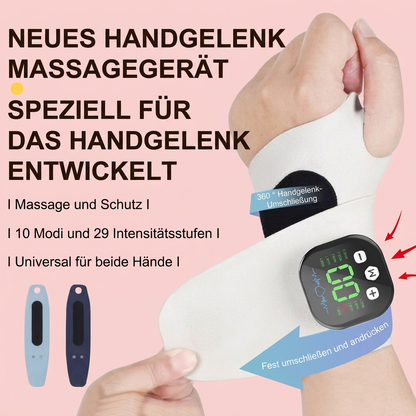 EMS-Hand- & Handgelenk-Massagegerät mit 10 Modi zur Schmerzlinderung