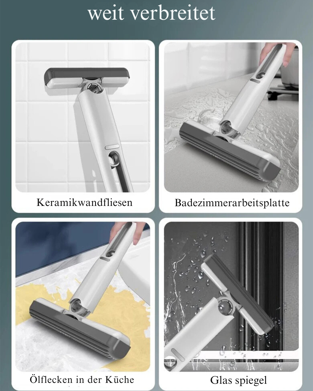 Praktische Mini Putzstab Hilfe