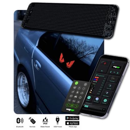 Leuchtendes LED Auto-Display – BrightView