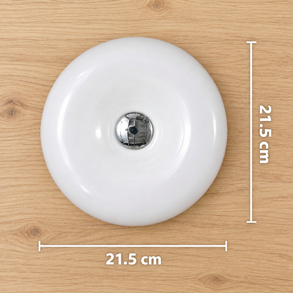 Retro-LED-Lampe in Donut-Form mit gemütlichem Ambientelicht