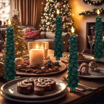 Weihnachtliche LED Kerzenlichter