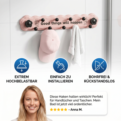 Hochbelastbare Schiene mit Saugnapfhaken