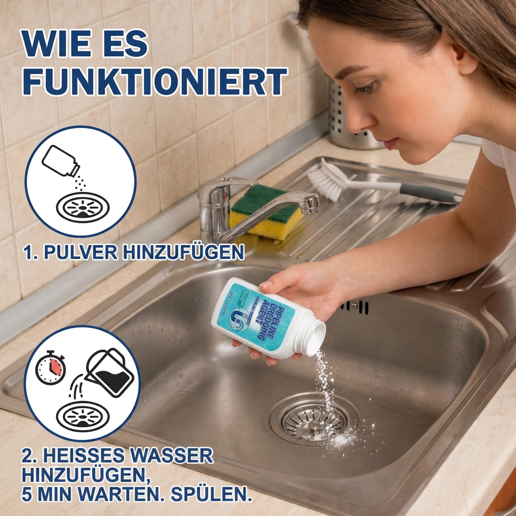 Abflussreiniger – Kraftvoller Rohr- und Abflussverstopfungsentferner