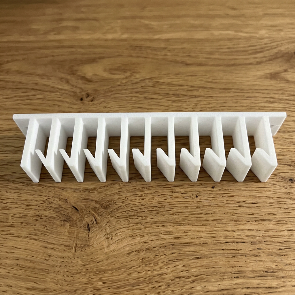 Platzsparender Organizer-Ständer für Tupperware-Deckel
