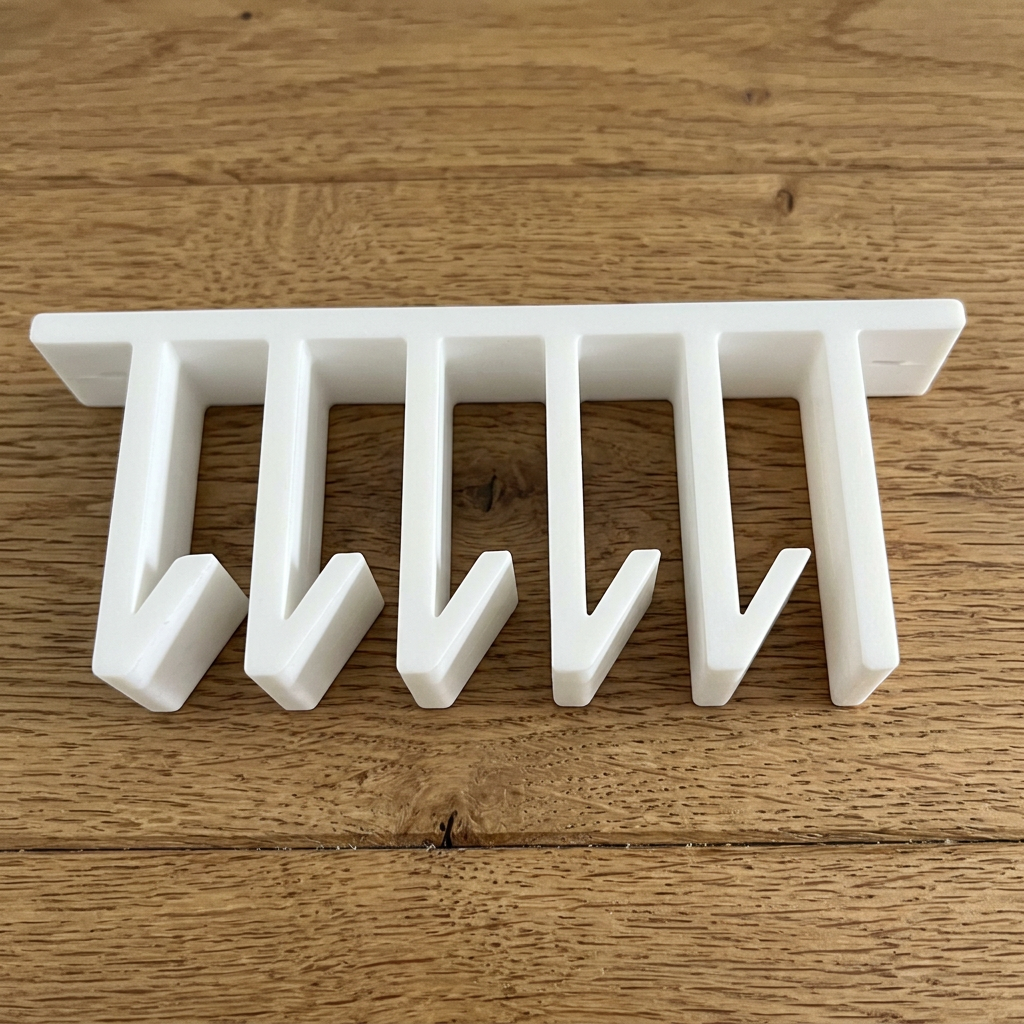 Platzsparender Organizer-Ständer für Tupperware-Deckel
