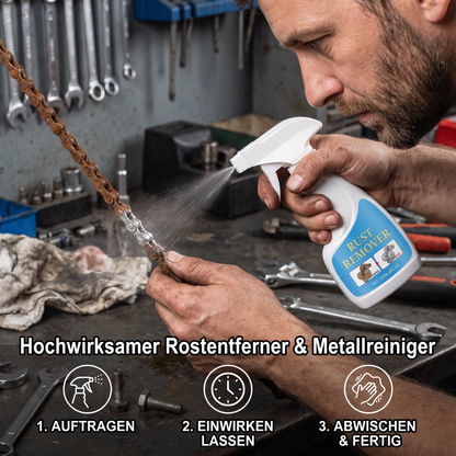 Hochwirksamer Rostentferner – Metallreiniger und Entfetter