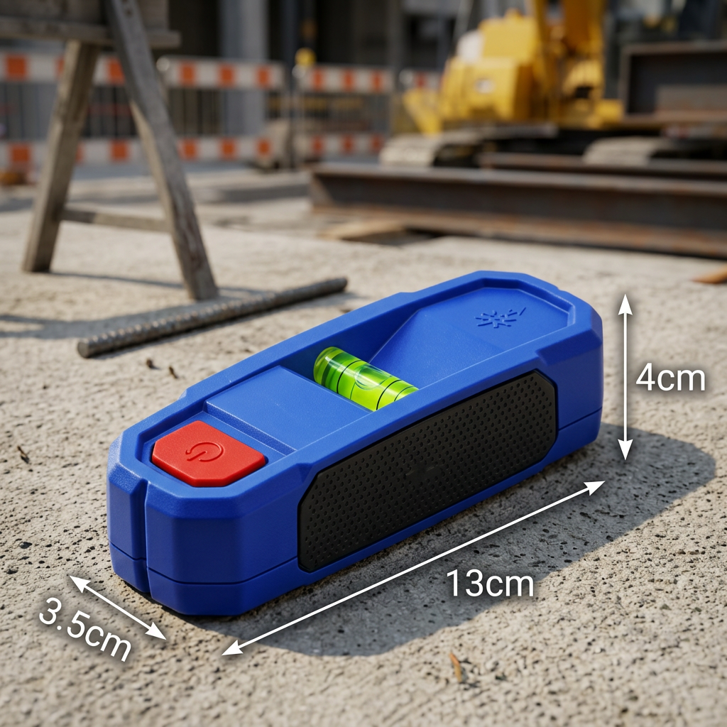 3-in-1-Magnet-Laserwasserwaage und Balkensucher
