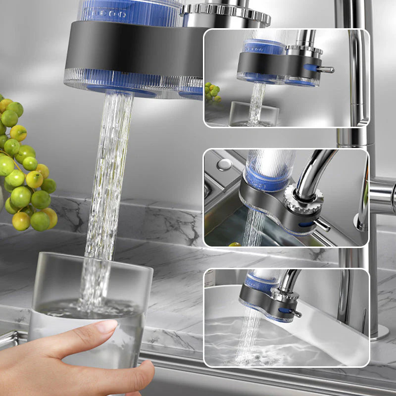 Kristallklar Wasserhahnfilter
