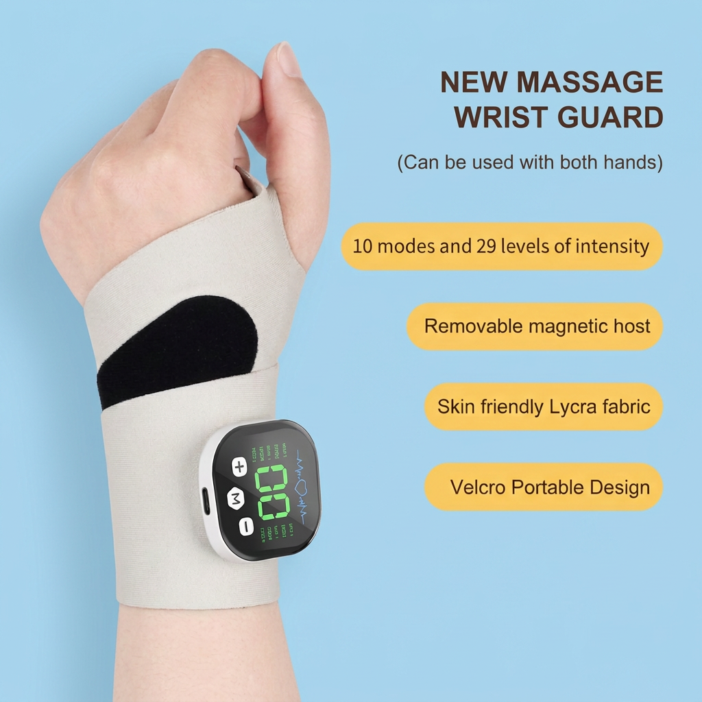 EMS-Hand- & Handgelenk-Massagegerät mit 10 Modi zur Schmerzlinderung