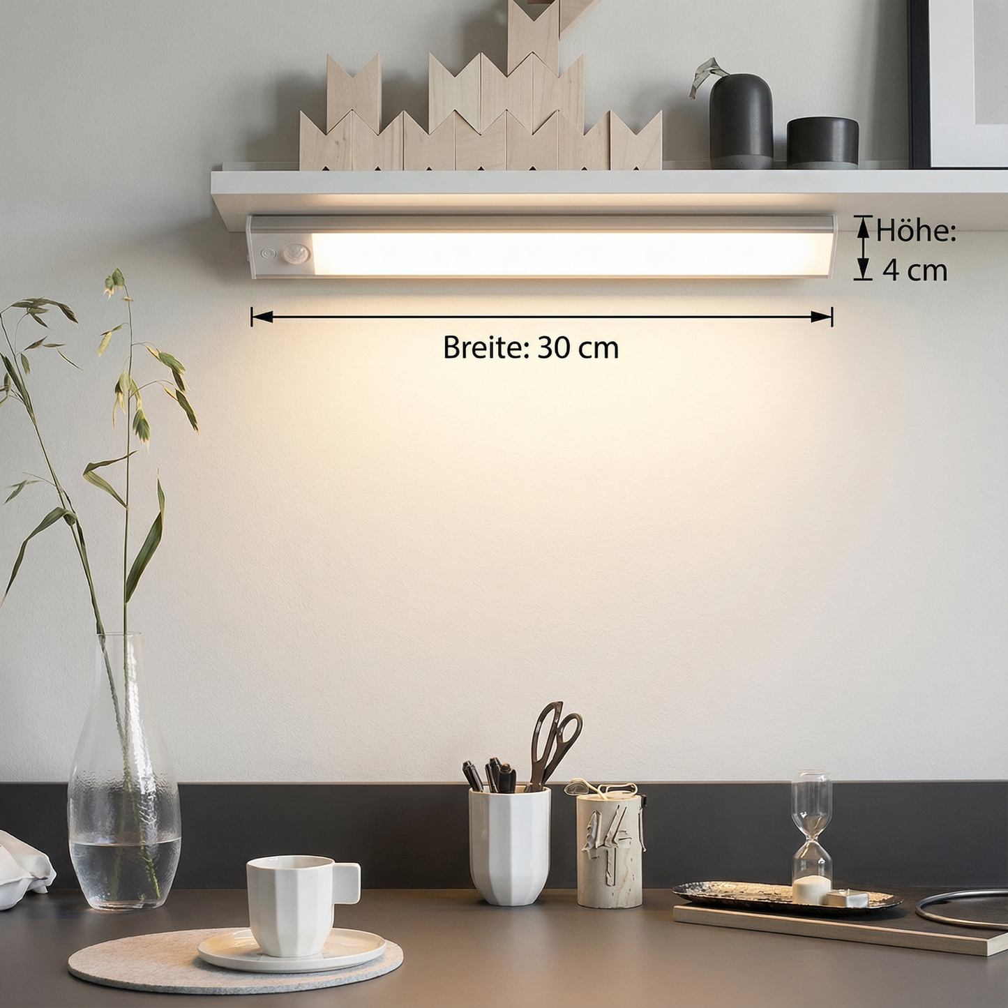 Kabellose LED-Unterbauleuchte mit Bewegungssensor – magnetisch & dimmbar