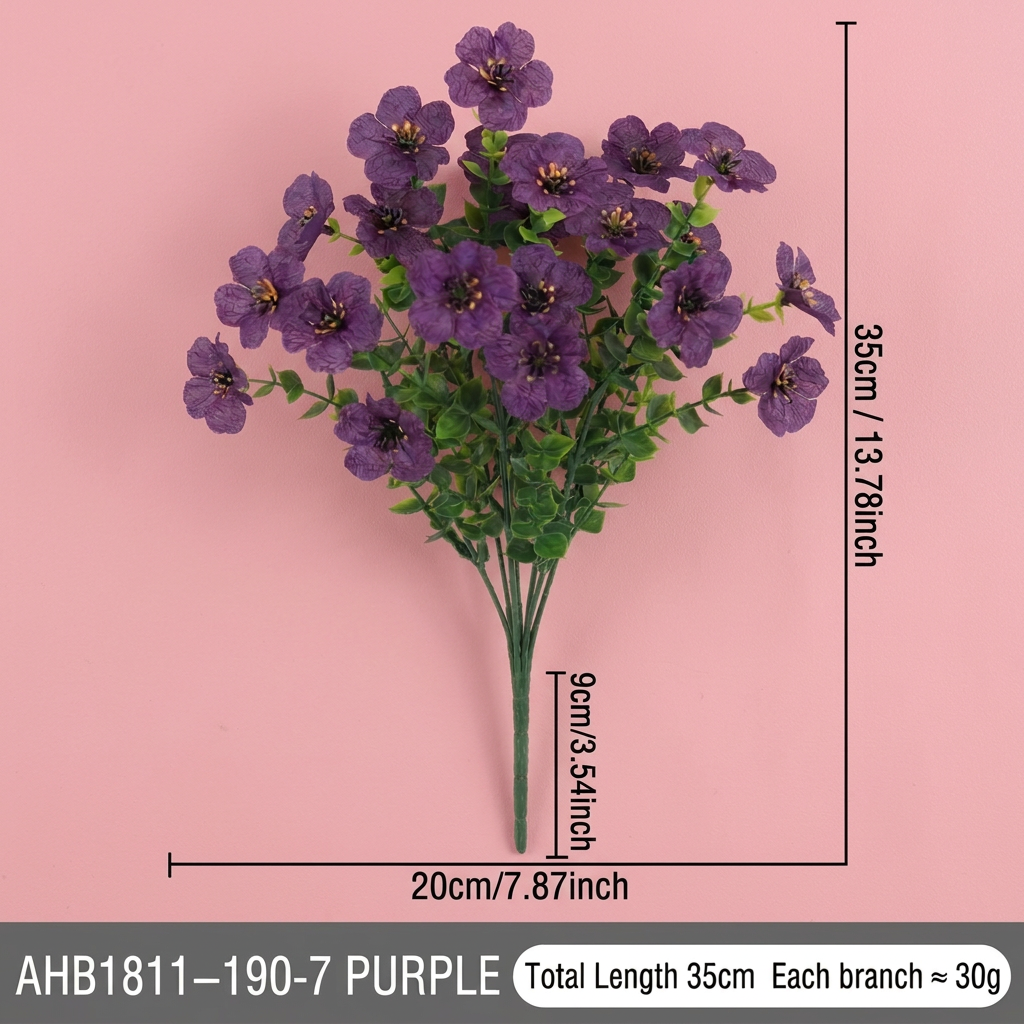UV-beständiges künstliches Herbstblumenstrauß-Set